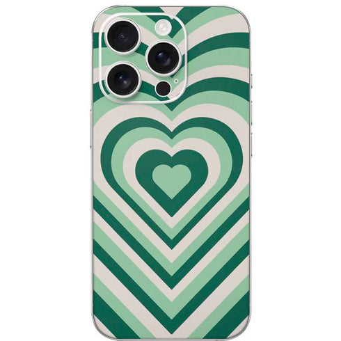 Lucky Heart Pattern iPhone 16 Pro Skin